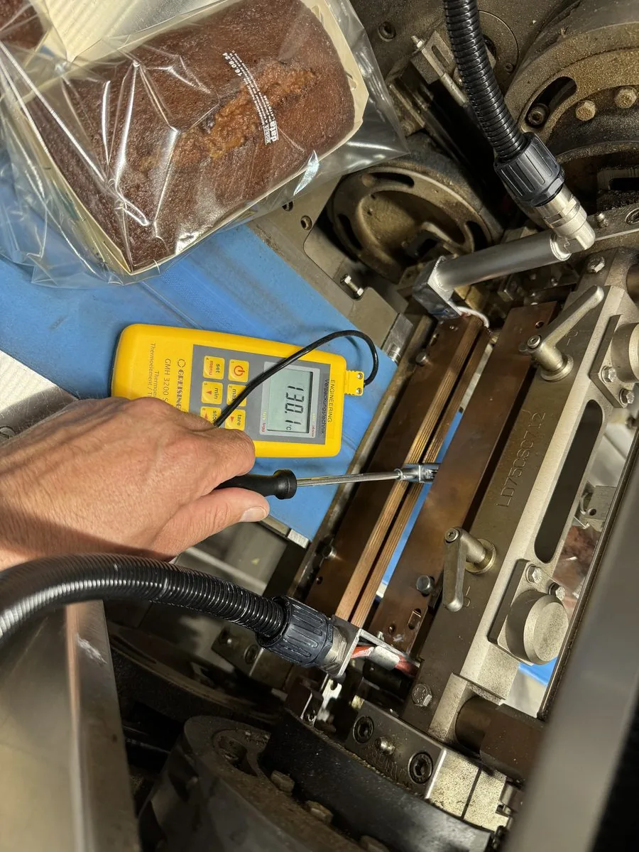 Temperaturmessung an der Verpackungslinie
